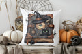 Axyaa Gothic Crown Skull Chains Pillow Cover for Sofa Bedroom Car