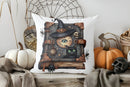 Axyaa Gothic Crown Skull Chains Pillow Cover for Sofa Bedroom Car