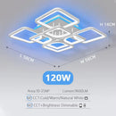 Axyaa LED Pendant Chandelier with Remote Control Dimmable Lighting