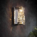 Luxury Crystal Wall Sconce for Living Room & Bedroom LED Lighting - Axyaa Brand