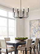 Axyaa Industrial Retro Chandelier for Dining Room and Kitchen