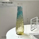 Axyaa Retro Art Glass Flower Vase for Living Room Decor