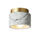 Axyaa Green & White Marble Ceiling Downlight - Luxe Living Room & Bedroom Décor