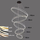 Axyaa Nordic Stair Chandelier Living Room Bedroom Dining Room Pendant Lights Ceiling Light