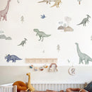 Axyaa Dino Alphabet Wall Decals for Kids Room Decor