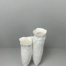 Axyaa Triangular Ceramic Coral Reef Vase - Abstract Handicraft Desktop Storage & Home Decor