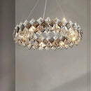 Axyaa Crystal Chandelier Pendant Light for Living & Dining Room