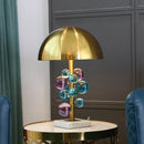 Axyaa Italian Crystal Spherical Desk Lamp