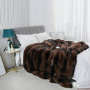 Axyaa Luxury Faux Fur Winter Blanket | High-End Mink Velvet Sofa Throw