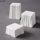 Axya Ceramic Dining Plate Set Unique Tableware for Snacks Sushi Desserts