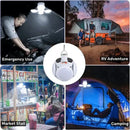 Axyaa Solar Bivouac Light with Remote Control for Outdoor Decoration and Emergency Lighting