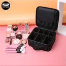 Axyaa Cosmetic Organizer Bag with Adjustable Dividers – Travel-Friendly Makeup Case