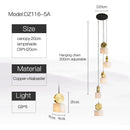 Axyaa Marble Pendant Light for Kitchen Bar Counter Coffee Shop