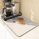 Axyaa Antiskid Flower Woman Kitchen Drying Mat