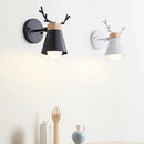 Axya LED Antlers Wall Lamp Colorful Wooden Nordic Vintage Loft Modern Lights