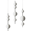Axyaa Glass LED Ball Pendant Light for Modern Spaces