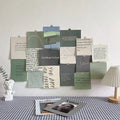 Axyaa Nordic Retro Wall Decor Photo Card Stickers DIY Art Postcard Set