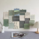 Axyaa Nordic Retro Wall Decor Photo Card Stickers DIY Art Postcard Set
