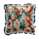 Axyaa Pastoral Style Jacquard Throw Pillowcase Set - Polyester Sofa Cushion Cover