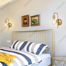 Axyaa Modern Metal Wall Lamp for Bedroom & Living Room Decor