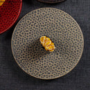 Axya Ceramic Honeycomb Dinner Plate Sushi Dish Fruit Tray Dim Sum Dish