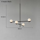 Axyaa Nordic Metal Chandelier Glass Pendant Light