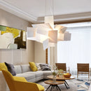 Axyaa Big Bang LED Pendant Lights Red White Postmodern Art Decor D65cm