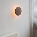 Axyaa Japan Style Wooden Bedside Wall Light Fixture Brass Luminaire