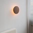 Axyaa Brass Japan Style Wooden Bedside Wall Light Fixture Simple LED Balcony Bedroom Lamp