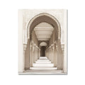 Axyaa Moroccan Mosque Landscape Art Poster Prints for Home Decor