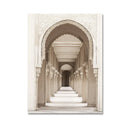 Axyaa Moroccan Mosque Landscape Art Poster Prints for Home Decor