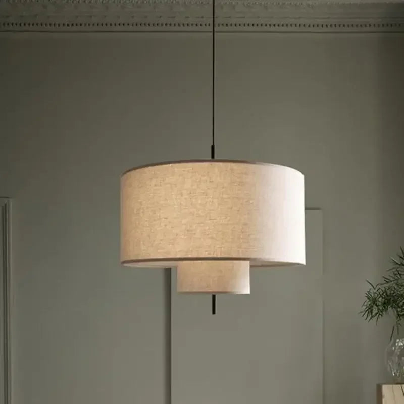 Axyaa Wabi Sabi Fabric Pendant Lights for Home Decor