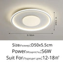 Axyaa Ultrathin LED Ceiling Lamp, Remote Dimming, Modern Living Room Light, Large Fixture