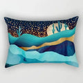 Axyaa Short Plush Rectangular Pillow Cover for Sofa, Car, Living Room - 30x50cm 40x60cm