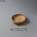 Axyaa Vintage Kiln Ceramic Deep Plate Set