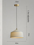 Axyaa Wabi Sabi Fabric Pendant Lamp for Bedroom & Dining Room