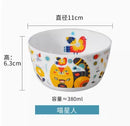 Axyaa Cartoon Ceramic Dining Bowl for Children