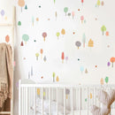 Nordic Trees Wall Sticker Set by Axyaa - Self-adhesive Art Mural Decals