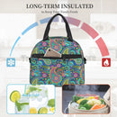 Axyaa Paisley Pattern Lunch Bag: Waterproof, Insulated, Reusable, Thermal Tote
