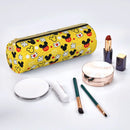Axyaa Leather Pencil Case Minnie Mickey Stylish Large Capacity Student Gift