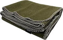 Axyaa King Size Wool Blanket, Olive Green, Washable, Best for Camping