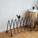 Axya Metal Birdie Bookshelf Dish Organizer for Home Storage & Decoration