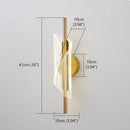 Axyaa LED Wall Sconce Modern Minimalist Light Fixture for Home Living Room Bedroom