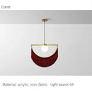 Axyaa Nordic Ins Style Pink Tassel Chandelier