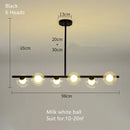 Axyaa Modern Chandelier LED Suspension Lamp for Kitchen Island Table Living Room Bedroom