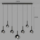 Axyaa Minimalist Glass Headboard Pendant Lamp for Luxury Bedroom