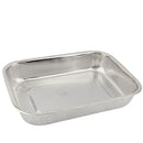 Axya Stainless Steel Colander Basket for Kitchen Sink - Rectangle Vegetable Fruit Washing Utensil