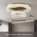 Axyaa Golden Gloss Chandelier: Luxurious Round Copper Chandelier for Home Decor