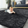 Axyaa Kids Bedroom Shaggy Carpet: Soft, Fluffy, Cozy Rugs for Boys and Girls