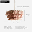 Axyaa Fela Tassel Chandelier: Bohemian Pendant Lamp, Creative Hanging Light